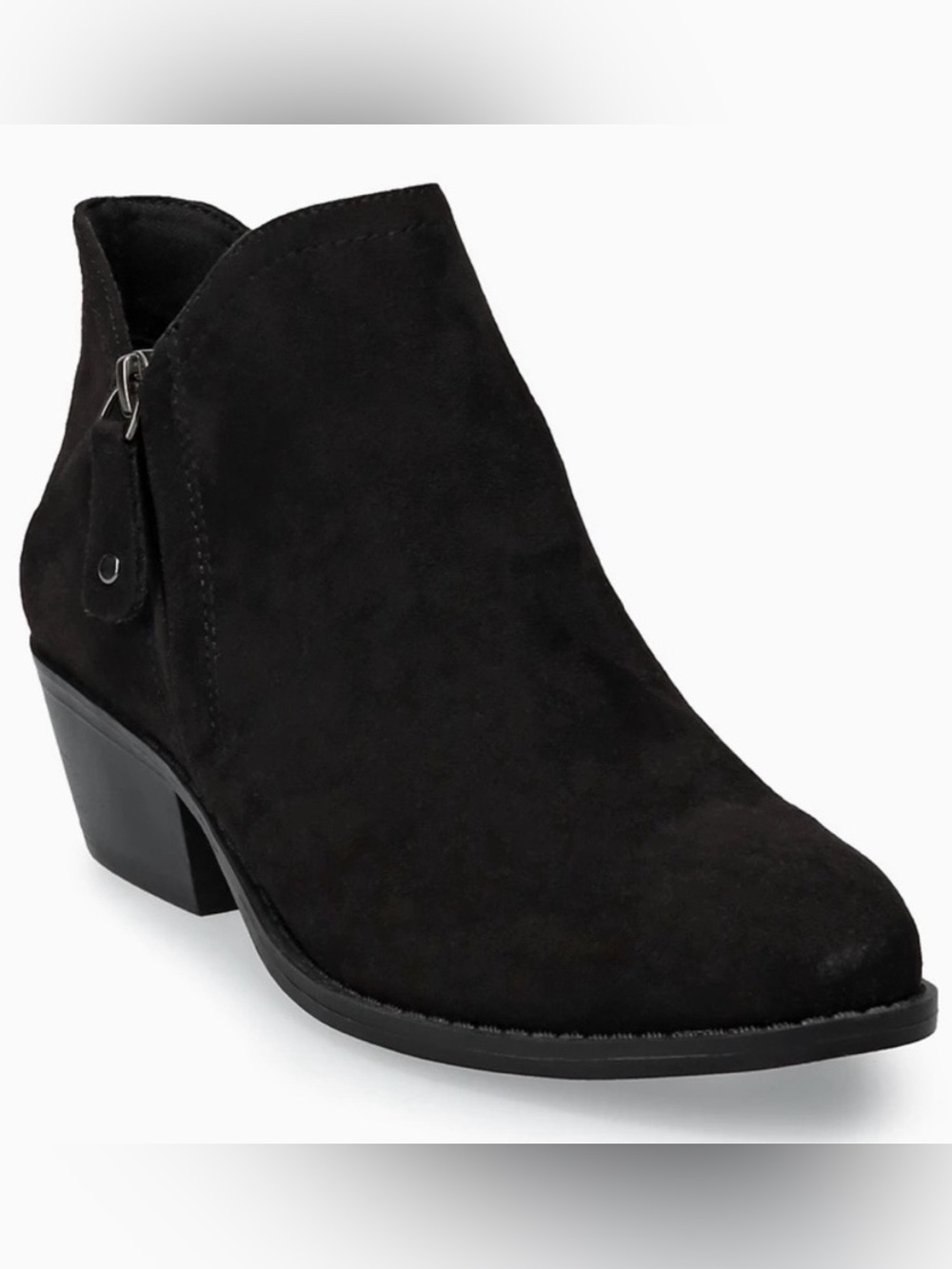SIMPLE SUEDE BLACK BOOTIES